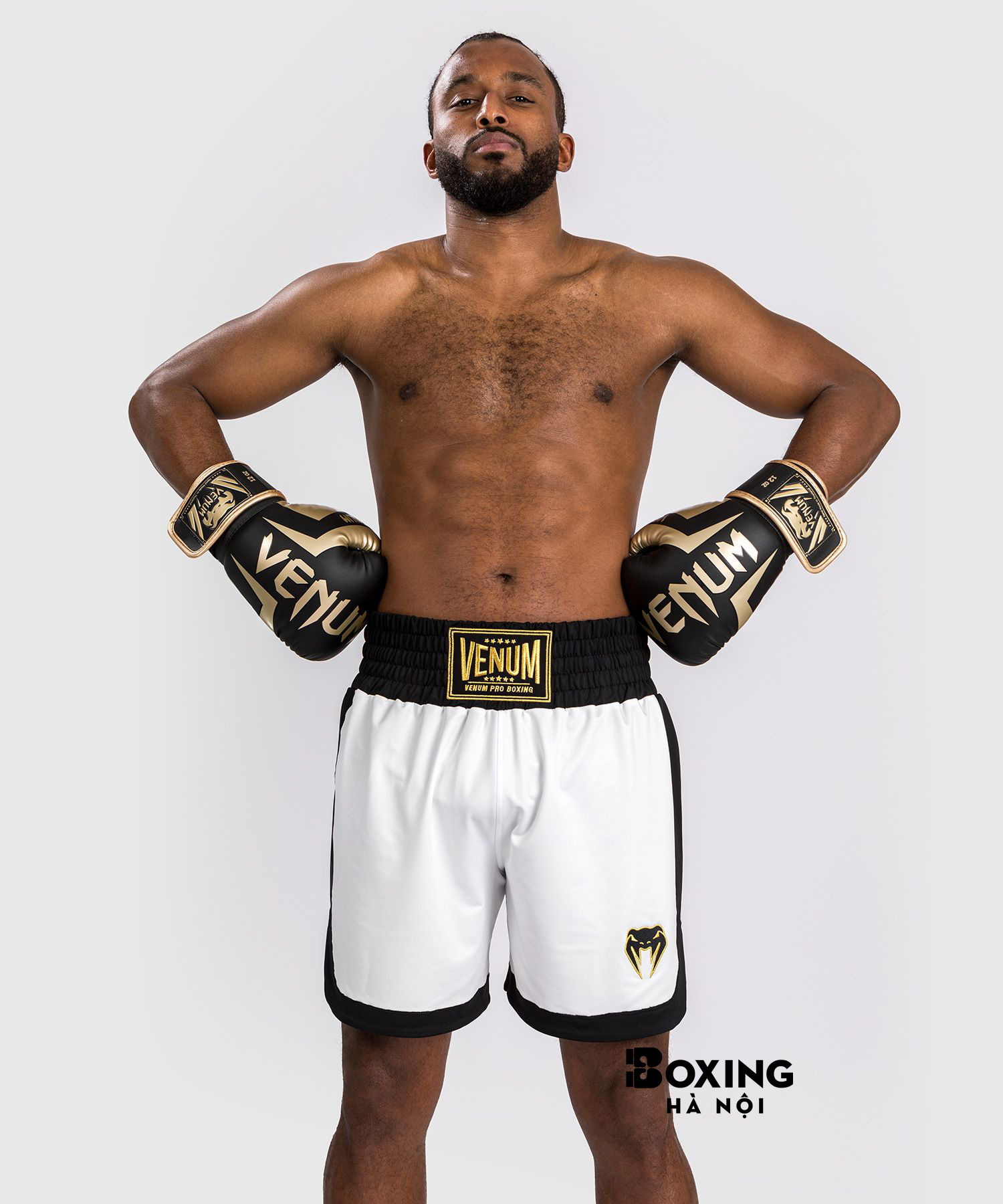 QUẦN BOXING VENUM CLASSIC - TRẮNG / ĐEN